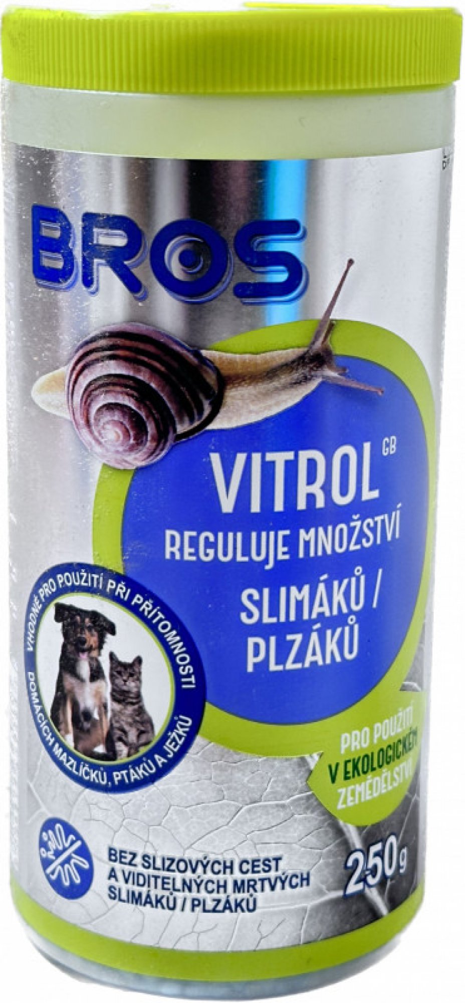 Bros VITROL na slimáky 250 g