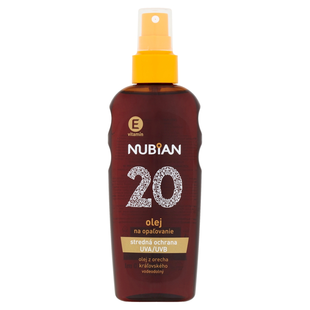 Nubian olej na opalování ve spreji SPF20 150 ml