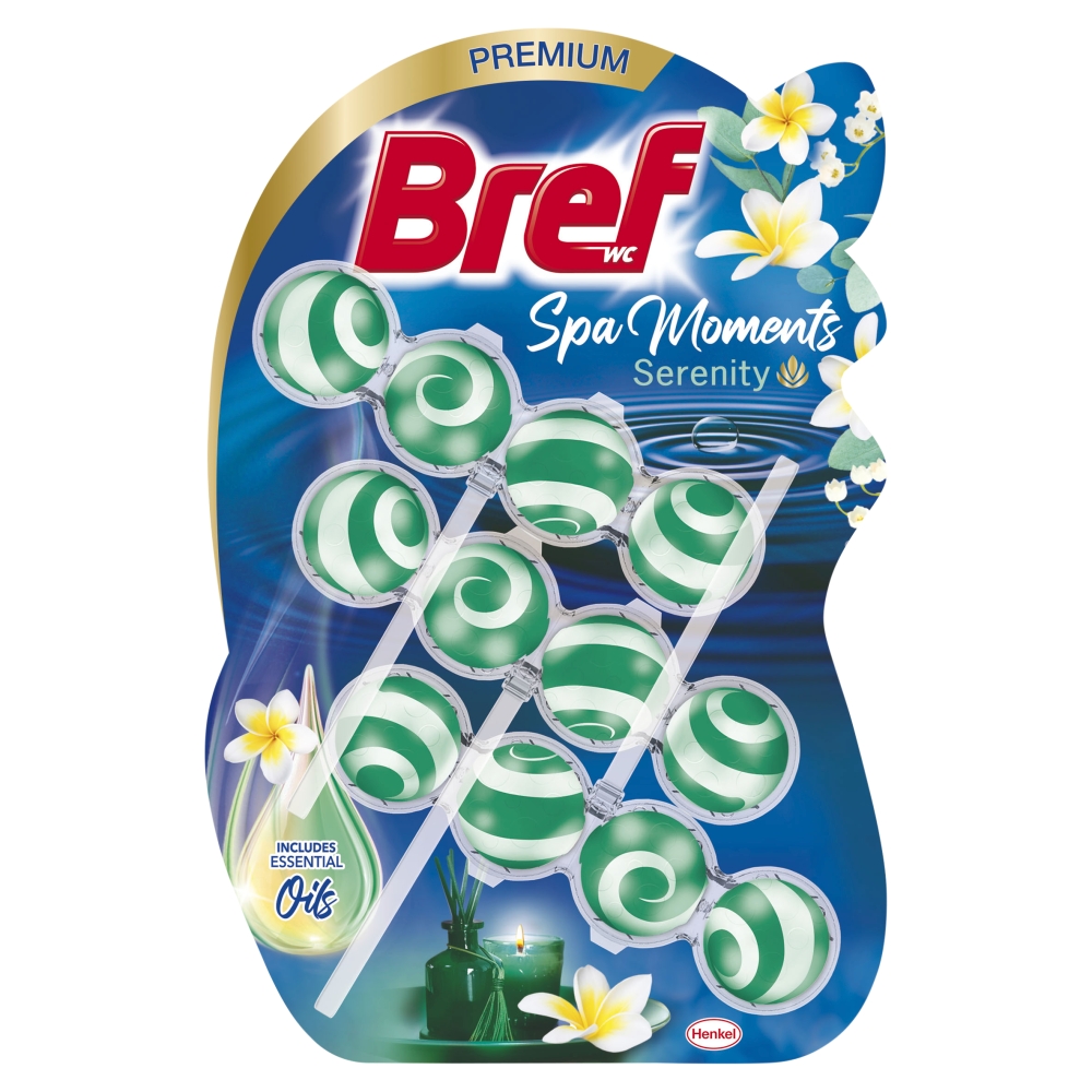 Levně Bref WC blok Spa Moments Serenity 3 x 50 g