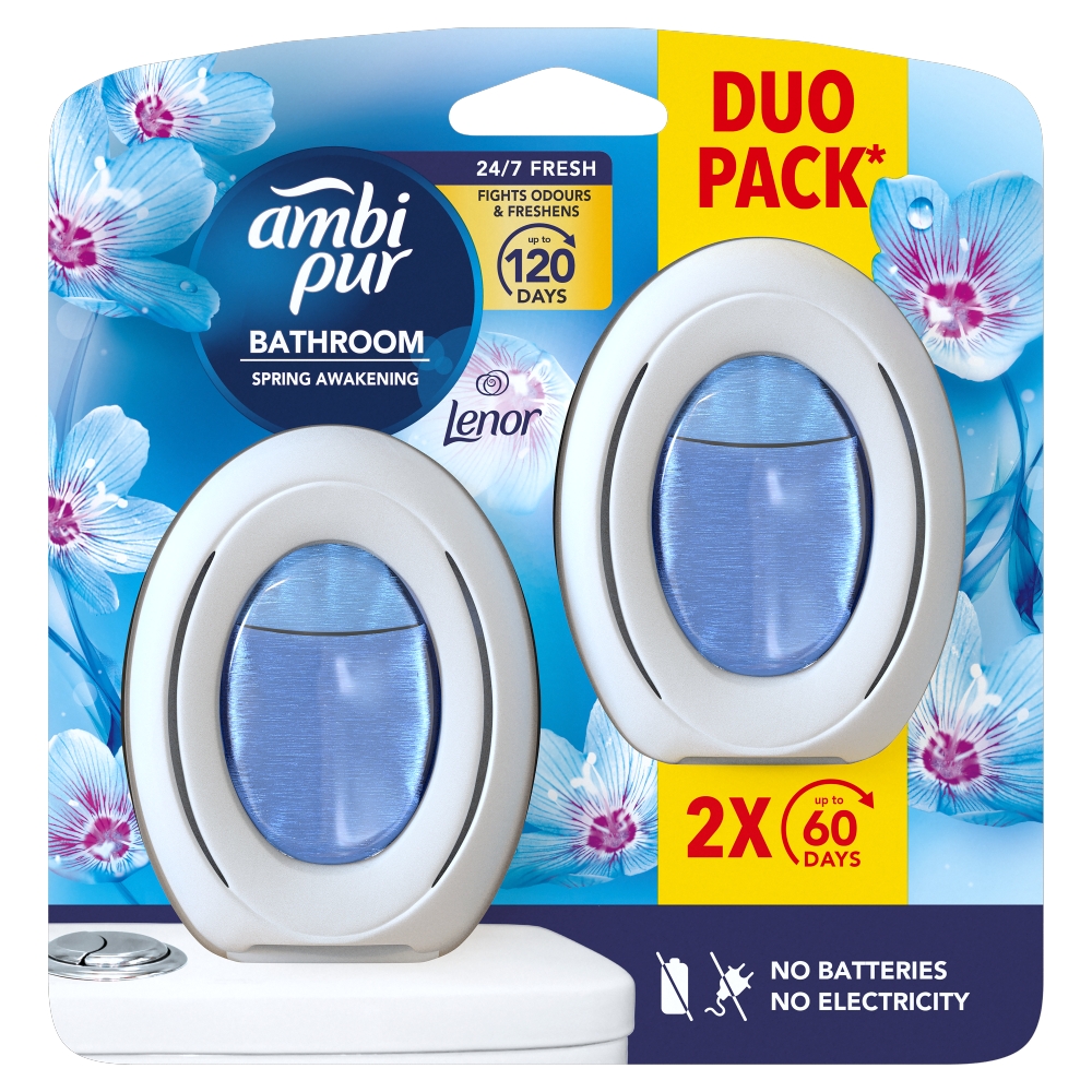 Levně Ambi Pur Bathroom Spring Awakening Osvěžovač Vzduchu 2 X