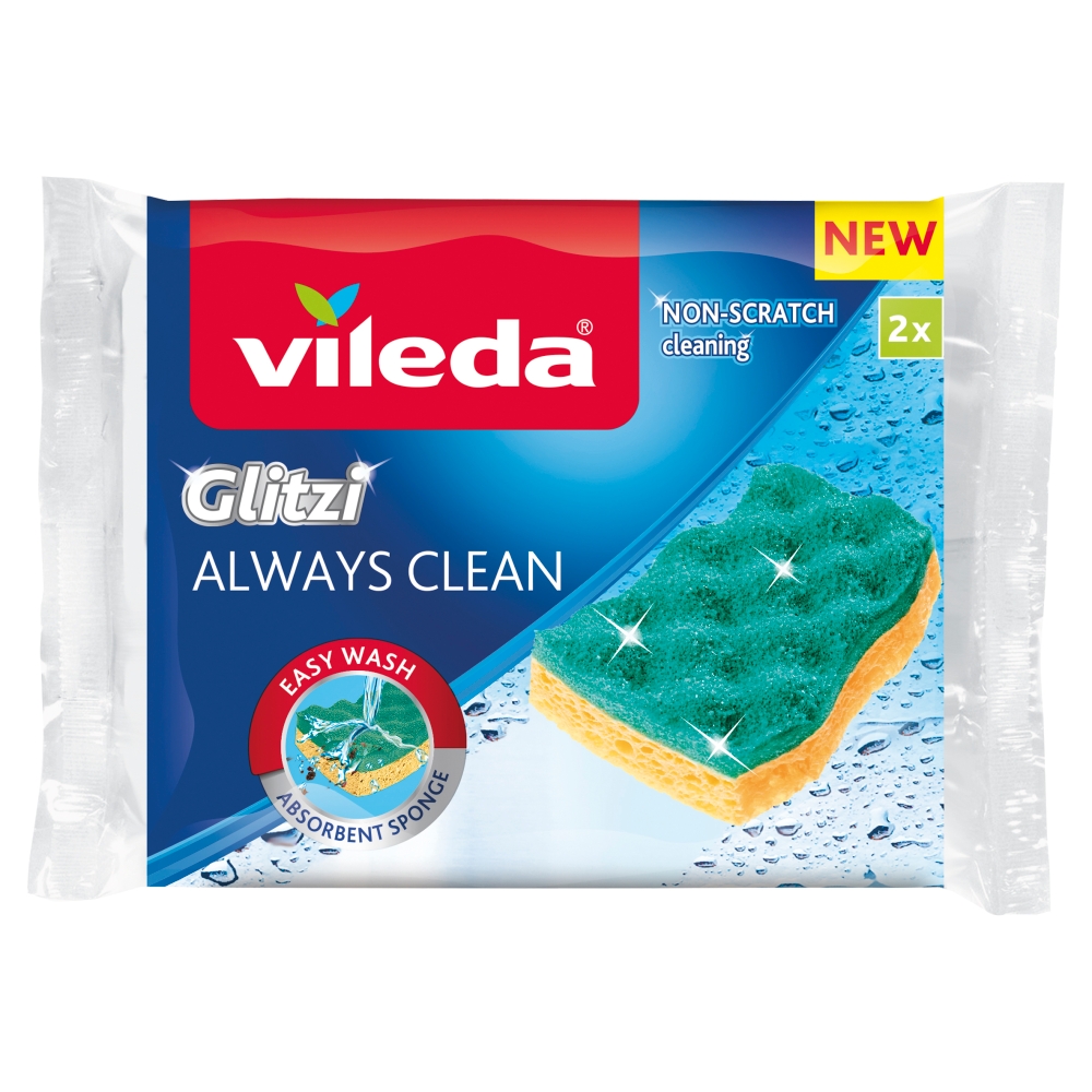Vileda Glitzi Always Clean viskózní houba 2 ks