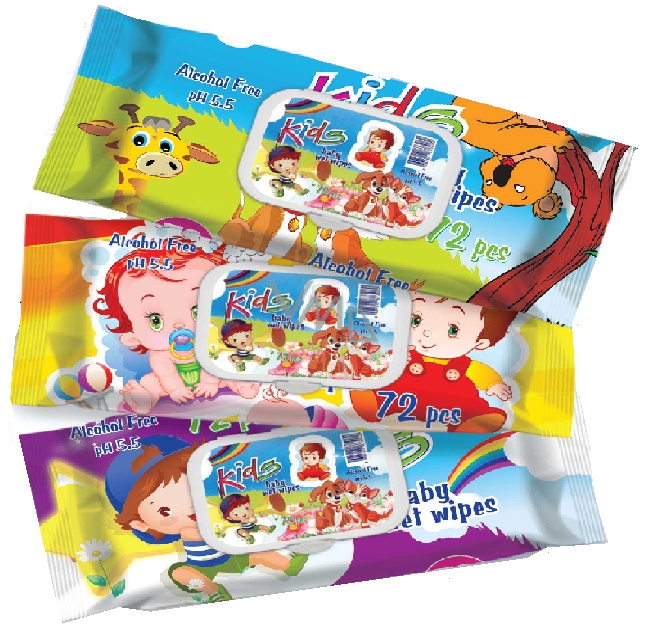 Fulya Kozmetik, Islak Mendil Imalat ve Pazarlama Ltd. Turecko Nemdil dětské vlhč.ubrousky 72ks s klipem