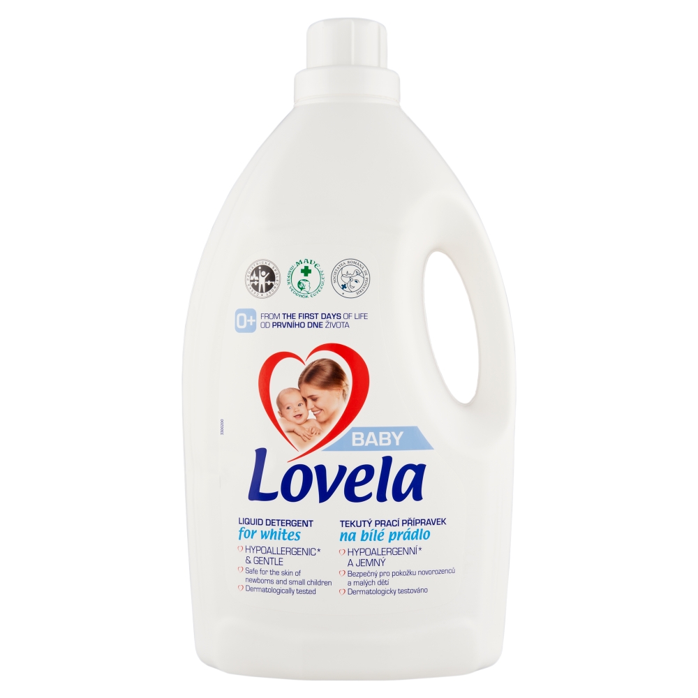 Levně Lovela Baby tekutý prací přípravek na bílé prádlo 2,9l 32 PD