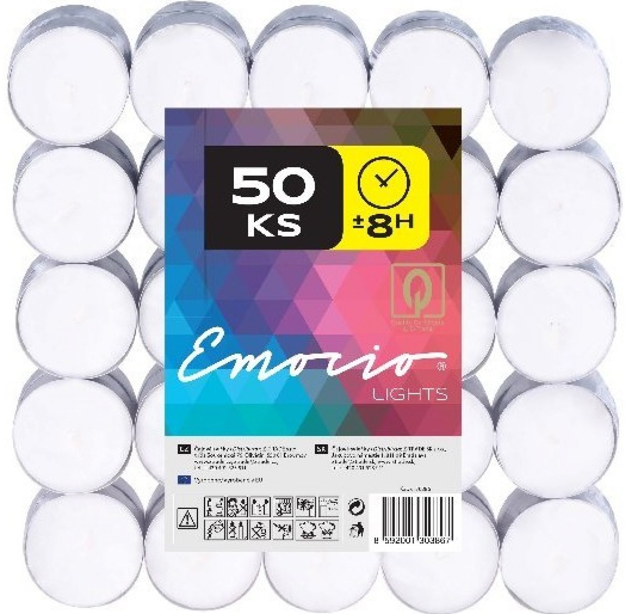 Z-Trade Emocio čajová 50 ks 8 hodin hoření