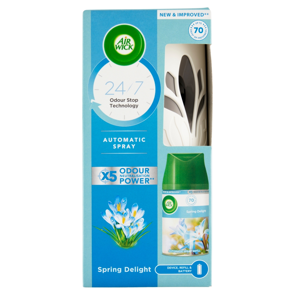 AIR WICK Freshmatic Difuzér a náplň do osvěžovače vzduchu Jarní vánek 250 ml