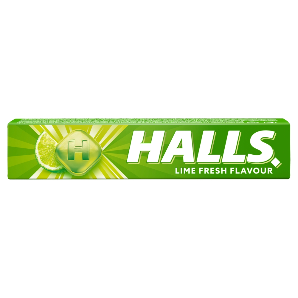 Halls fresh lime 33.5g