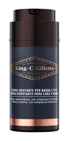 King C. Gillette Face & Stubble Moisturizer 100ml