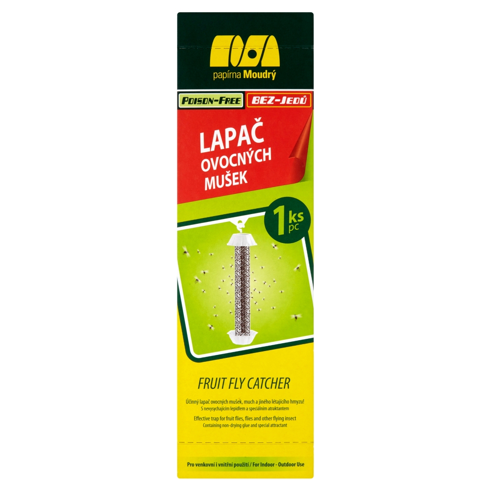 Papírna Moudrý Fly Stick Lapač ovocných mušek 1 kus