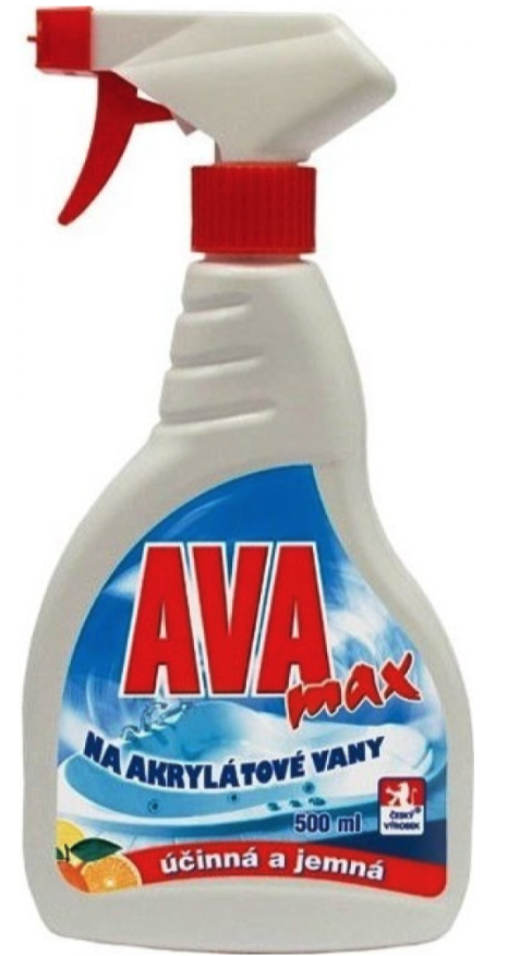 Ava Max čistič na akrylátové vany rozprašovač 500 ml