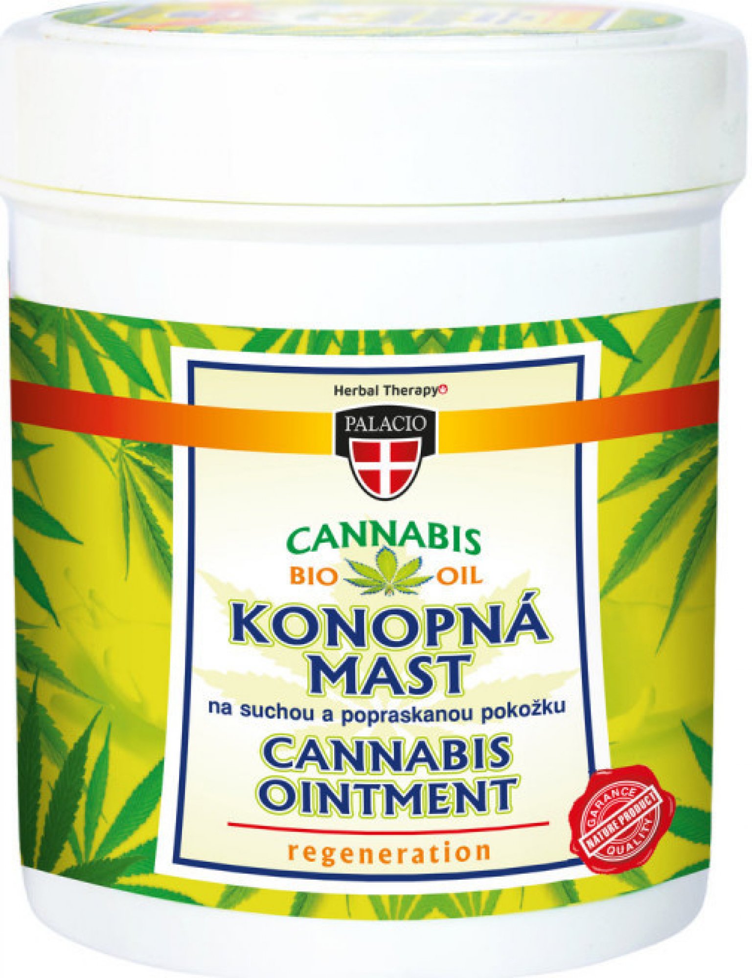 Palacio Konopná mast regenerační, 125 ml