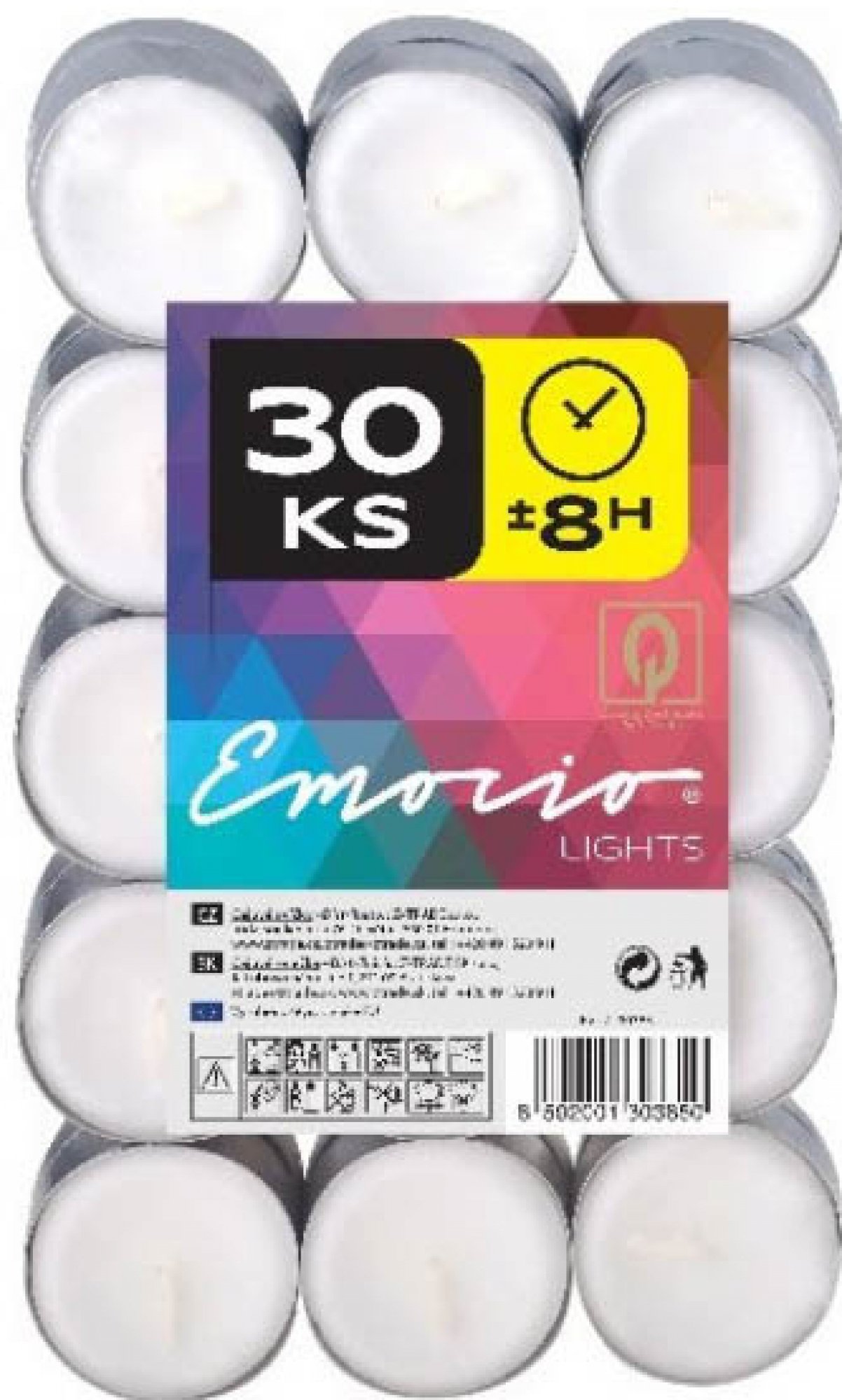 Z-Trade Emocio čajová 30 ks 8 hodin hoření