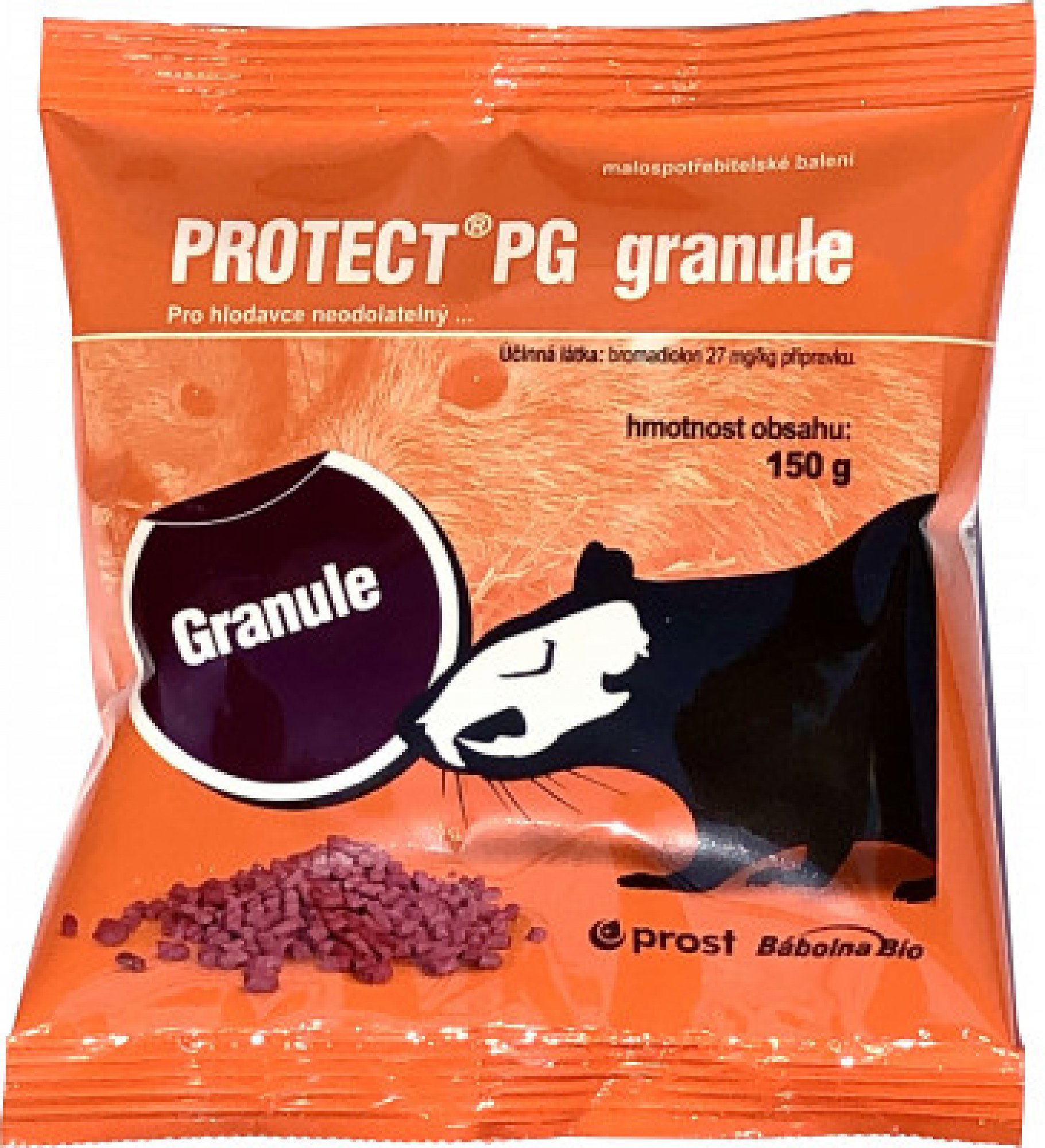 Tatrachema CZ s.r.o. Protect PG granule k hubení hlodavců sáček 150 g
