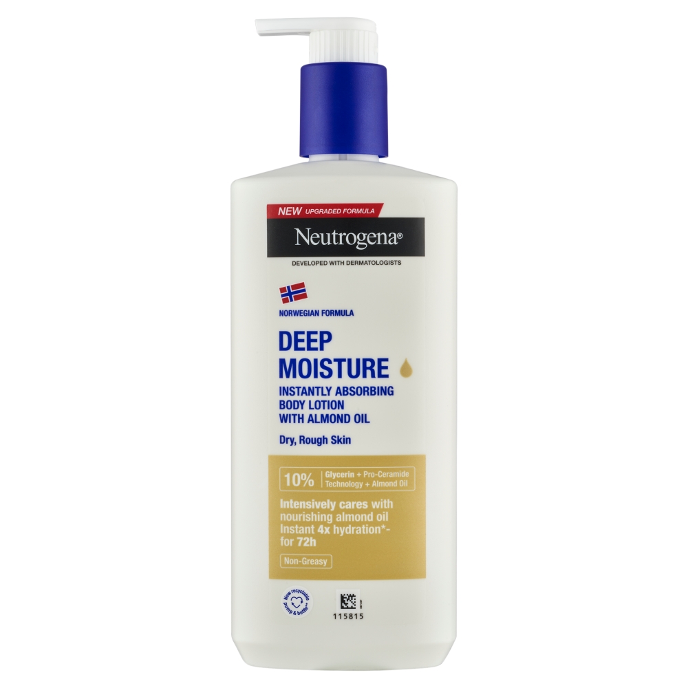 Levně Neutrogena Body Care hloubkově hydratační tělové mléko s olejem 400 ml