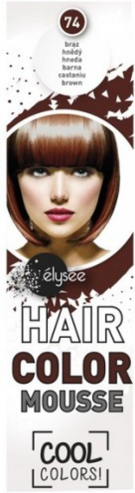 Elyssé pěnové tužidlo hnědá 75ml