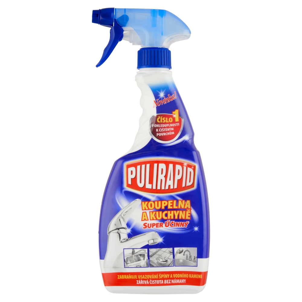 Pulirapid koupelna a kuchyně modrý 500 ml