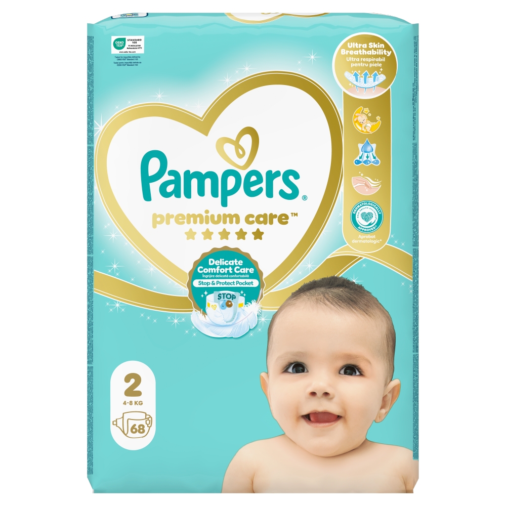 Levně Pampers Premium Care S2 68 ks