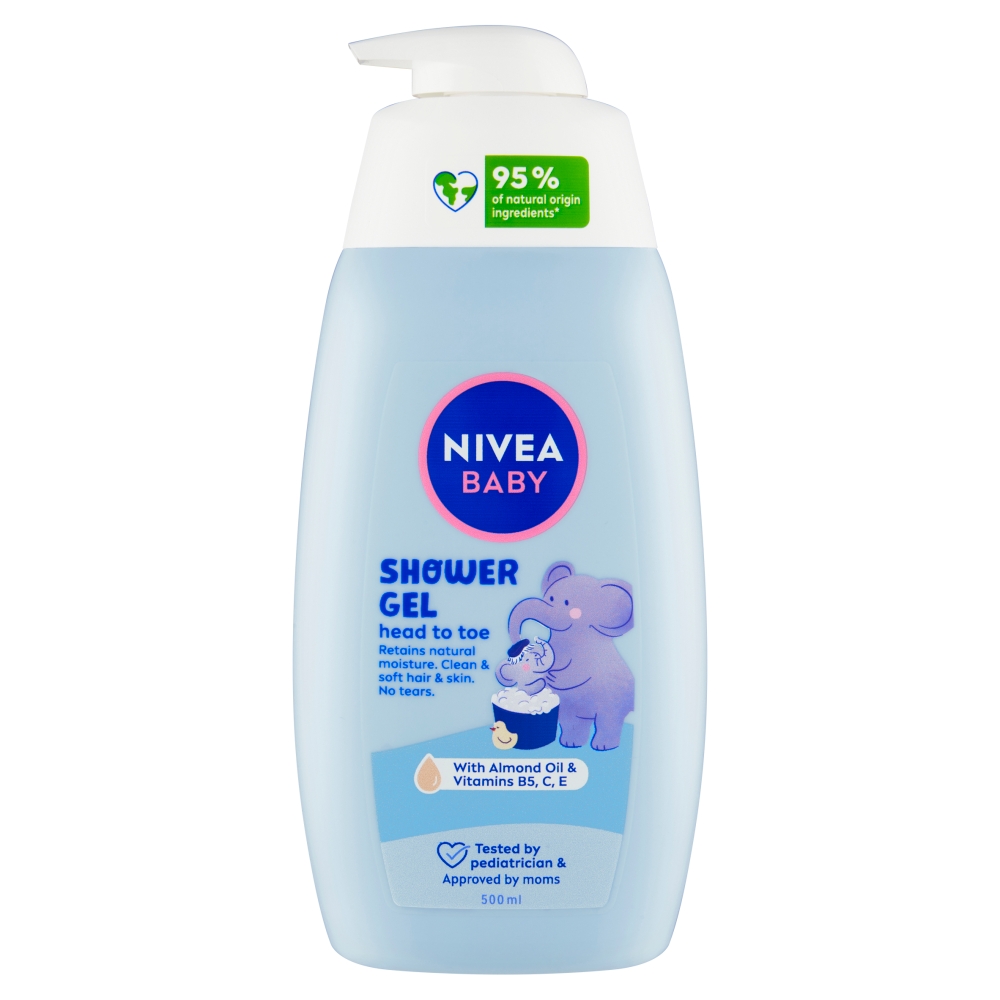 Levně Nivea Baby gel tělo a vlásky 500ml