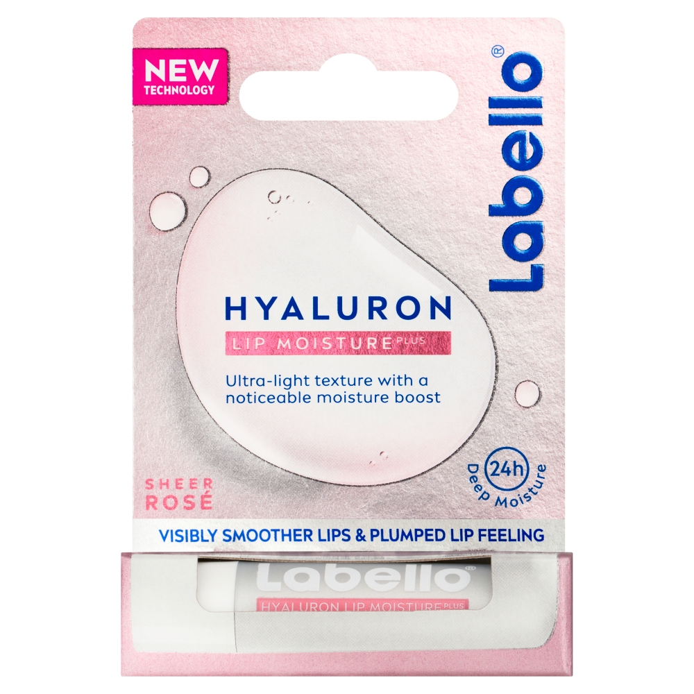 Labello Hyaluron Rose balzám na rty 5,2 g