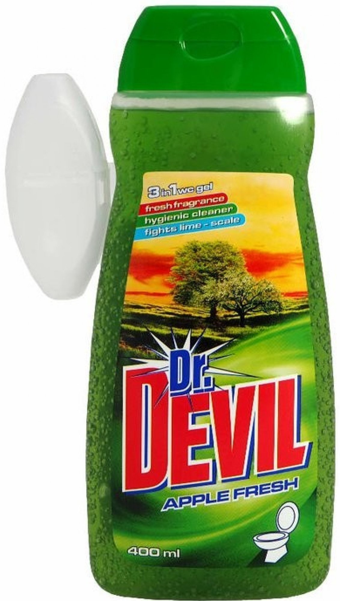 Dr. Devil WC gel Apple 3v1 400 ml