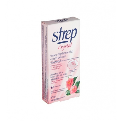 Strep voskové pásky 20ks crystal