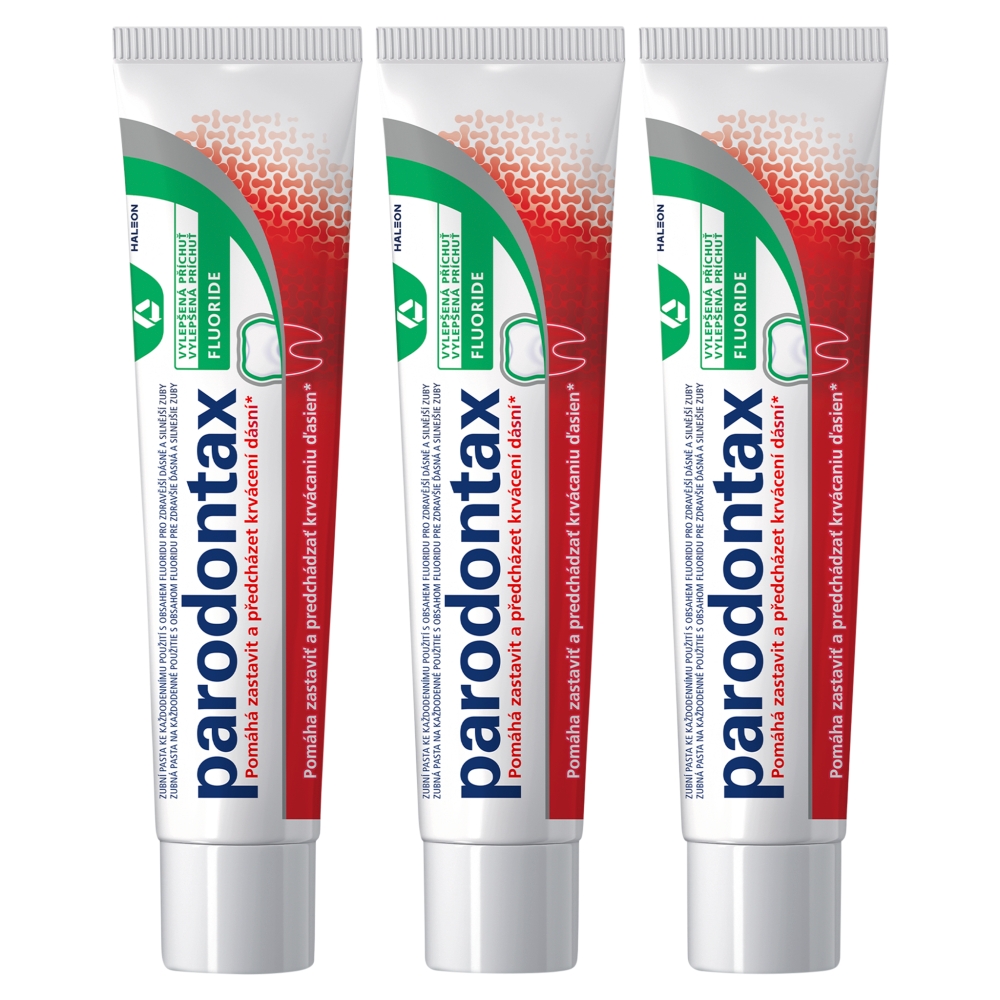 Parodontax Fluoride zubní pasta proti krvácení dásní 3x75 ml