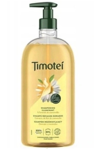 Timotei Šampon s heřmánkem na blond vlasy pumpička 750 ml