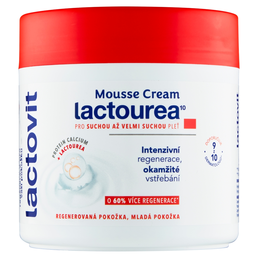 Levně Lactovit Lactourea Pěnový krém regenerační 400 ml