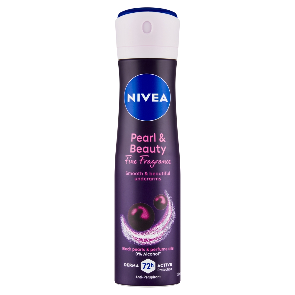 Levně Nivea Pearl & Beauty Black deospray 150 ml