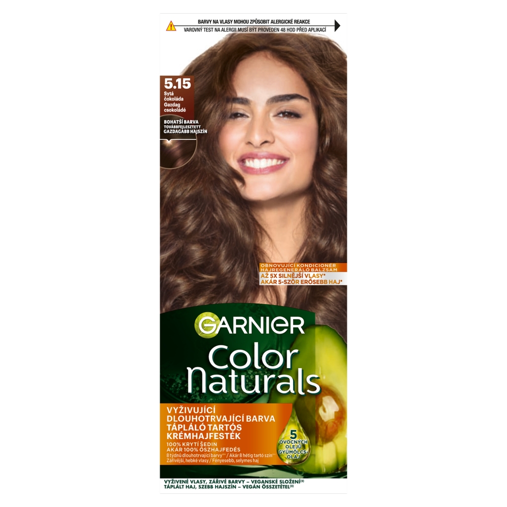 Levně Garnier Color Naturals barva na vlasy 5.15 Sytá čokoláda