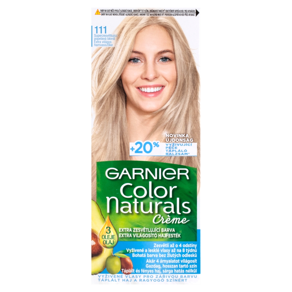 Levně Garnier Color Naturals barva na vlasy 111 Extra Light Natural Ash Blond