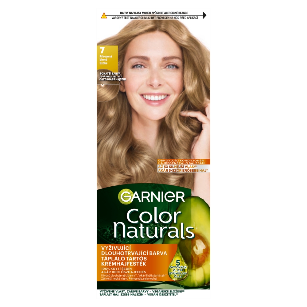 Levně Garnier Color Naturals barva na vlasy 7 Natural Blonde