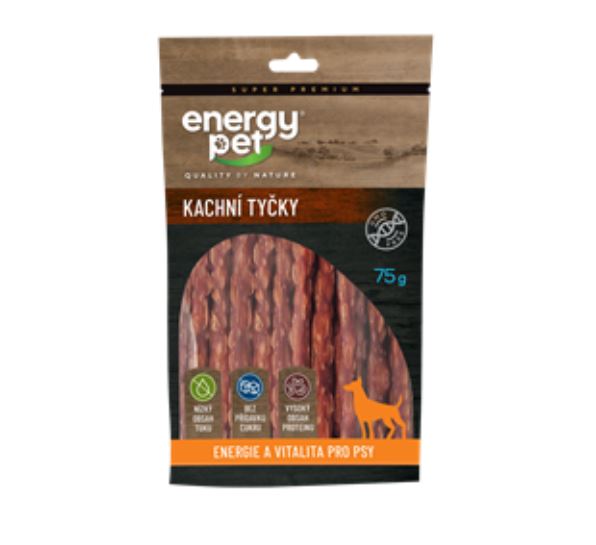 Energy Pet kachní pěnové tyčinky 75g