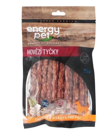 Energy Pet hovězí tyčky pěnové 75g