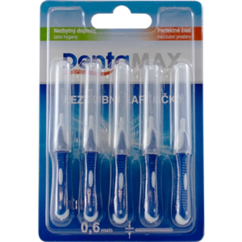 Dentamax mezizubní kartáček 0,6mm (5ks/bal)