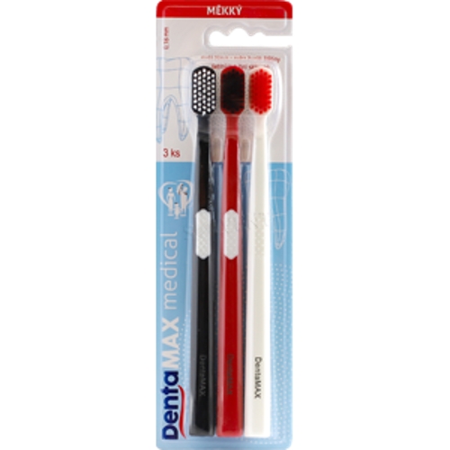Dentamax zubní kartáčky (3ks/bal) MEDICAL soft
