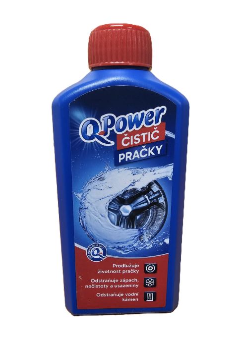 Q Power čistič pračky 250ml