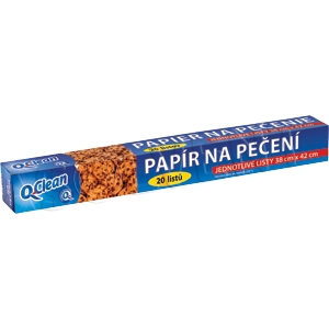 Q Clean papír na pečení archy (20ks/kra)
