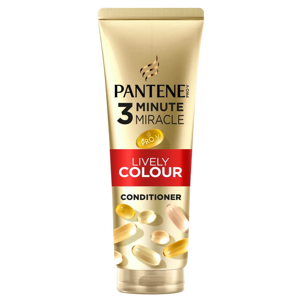 Pantene kondicionér 3 Minute Miracle Lively Colour 220ml (obrázek 8)