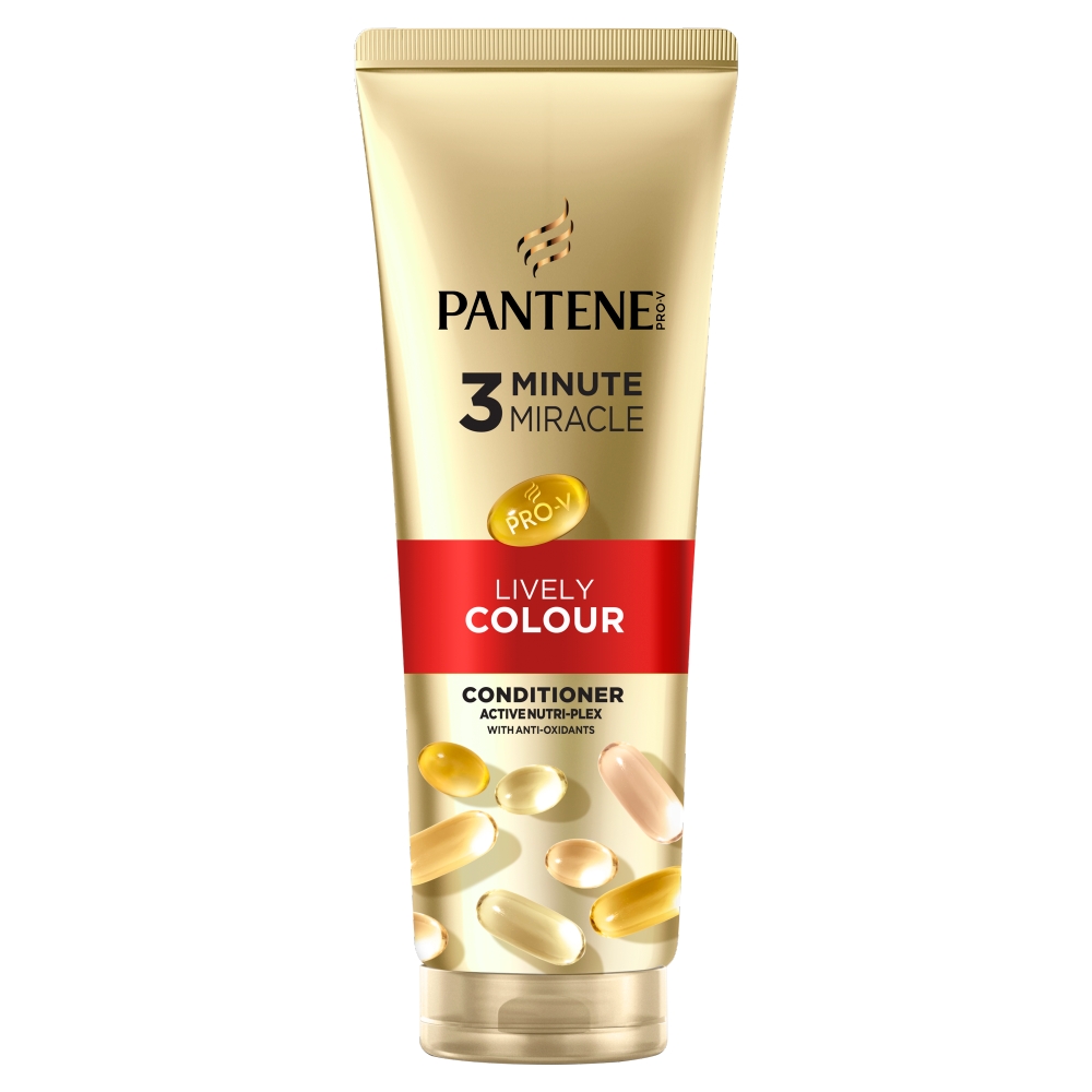 Pantene kondicionér 3 Minute Miracle Lively Colour 220ml