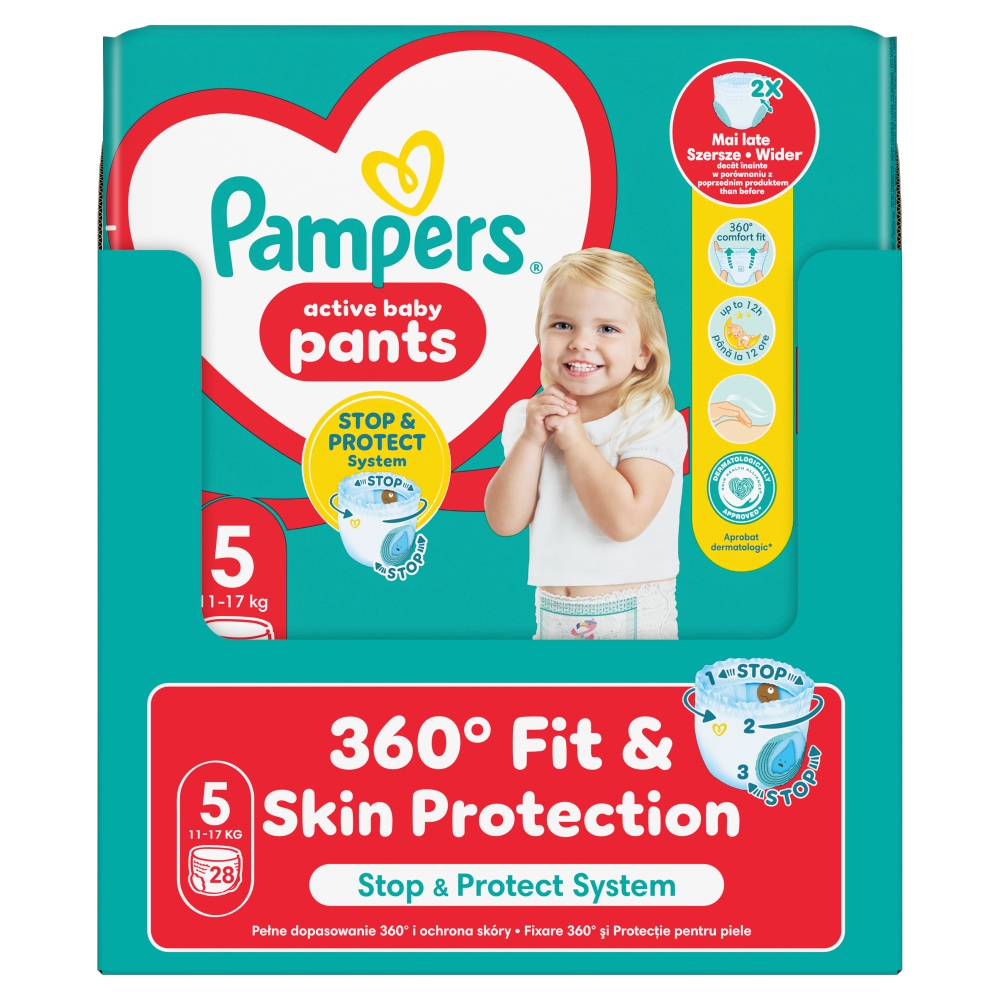 Pampers kalhotkové plenky vel.5 28ks