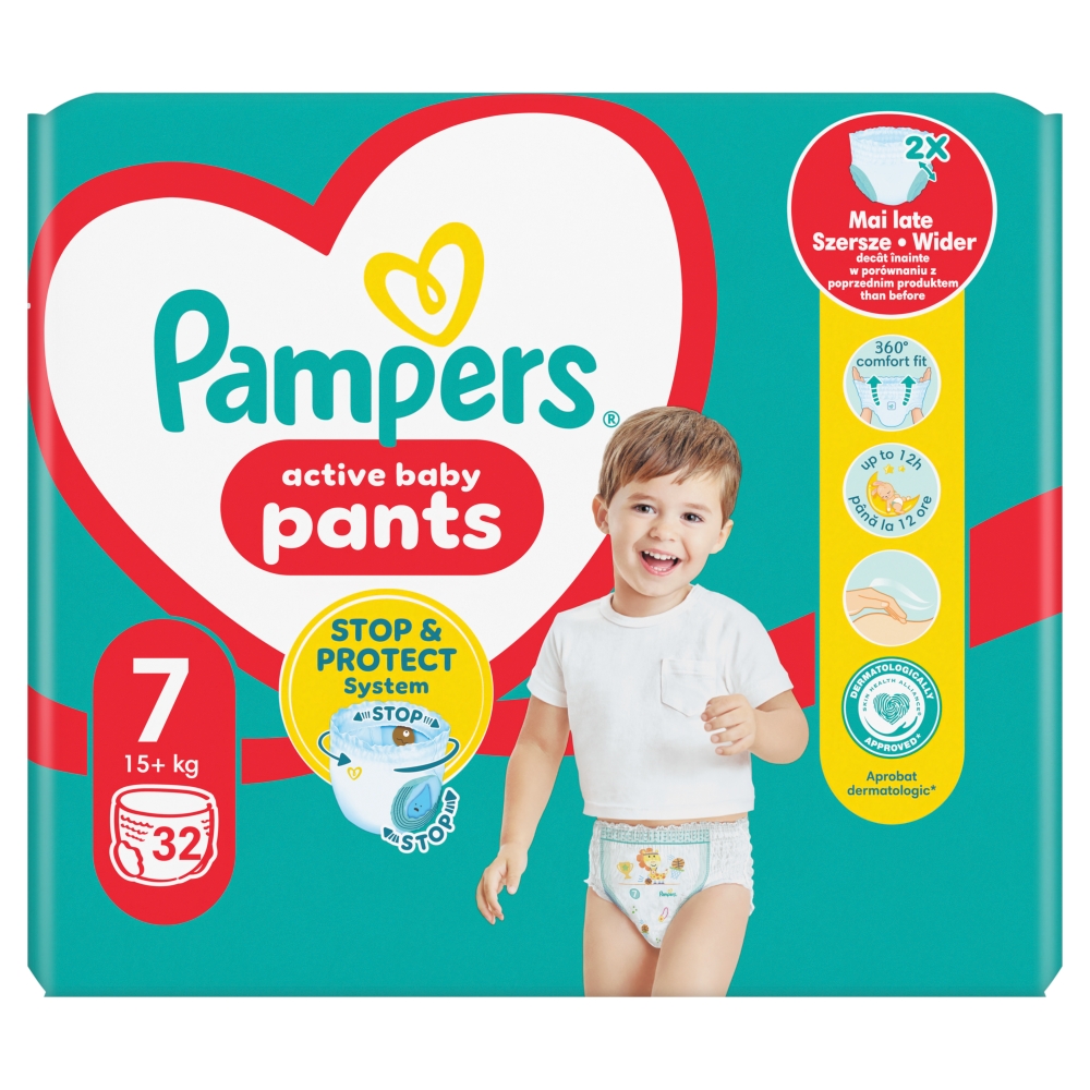Pampers kalhotkové plenky Maxi Pack vel. 7 32ks
