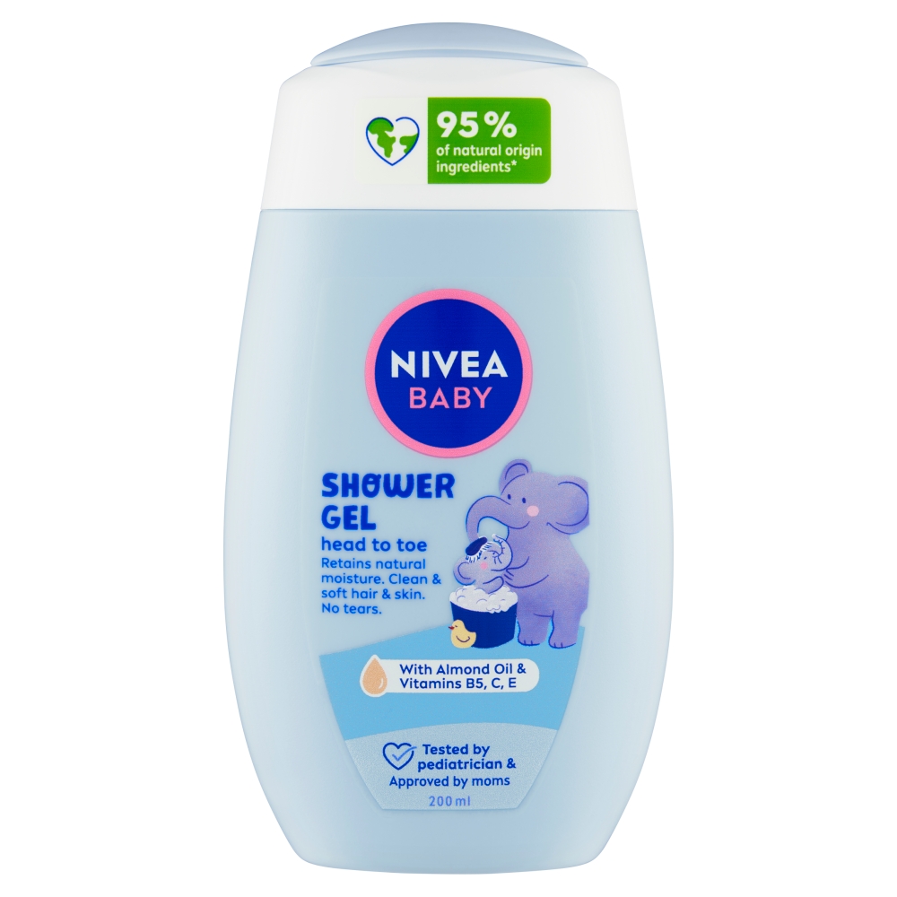 Levně Nivea Baby gel tělo a vlásky 200ml