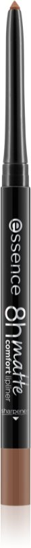 essence 8h Matte Comfort matná tužka na rty s ořezávátkem odstín 10 THE Perfect Shade 0,3 g