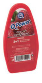 Q Power osvěžovač vzduchu 150g vanička,malinová