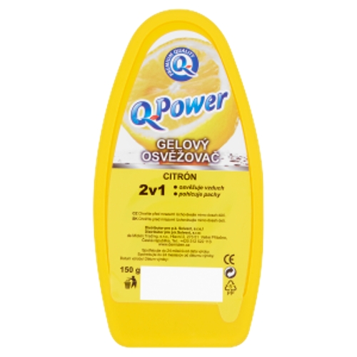 Q Power osvěžovač vanička 150g citron