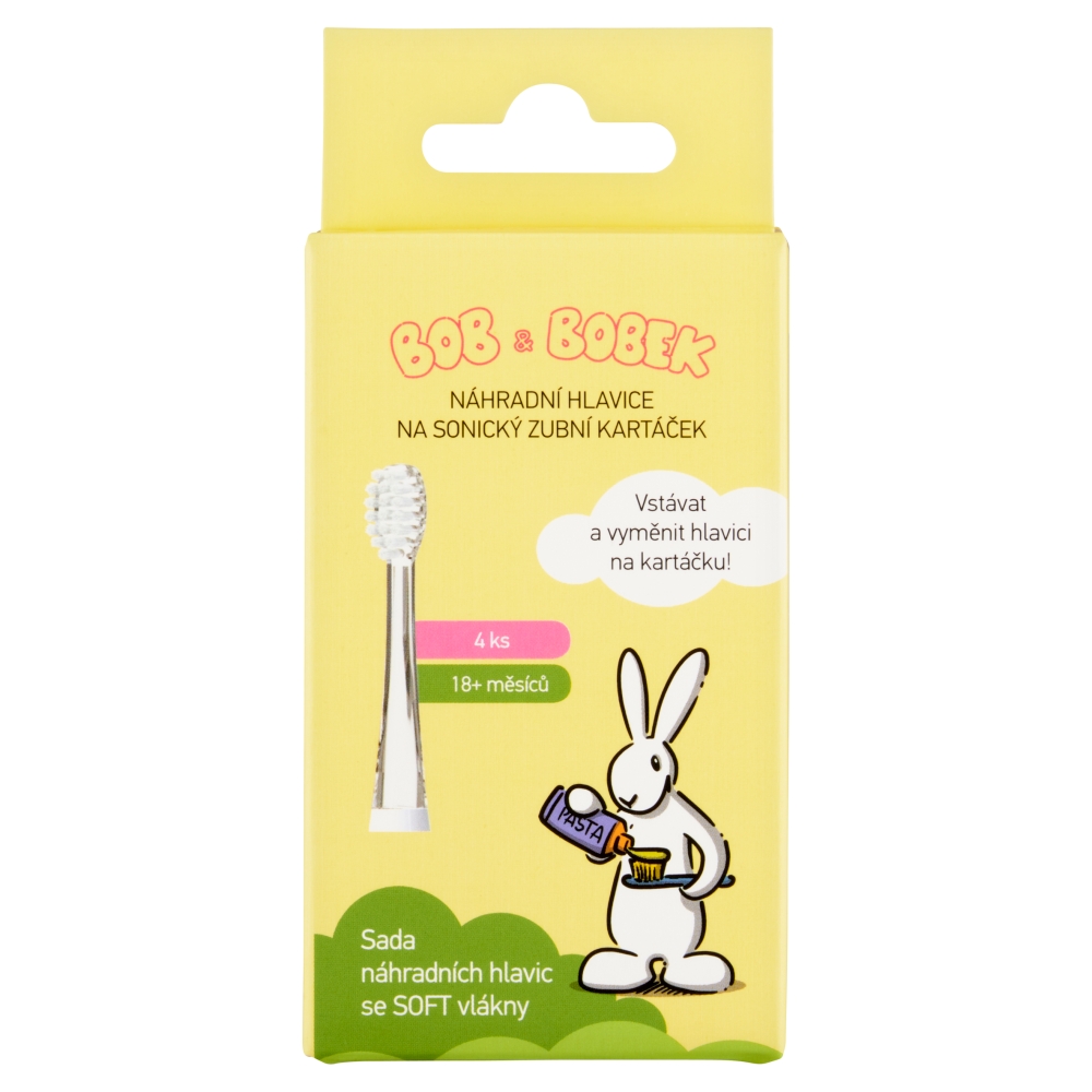 Bob a Bobek hlavice pro elektrický zubní kartáček(4ks/krabice)18