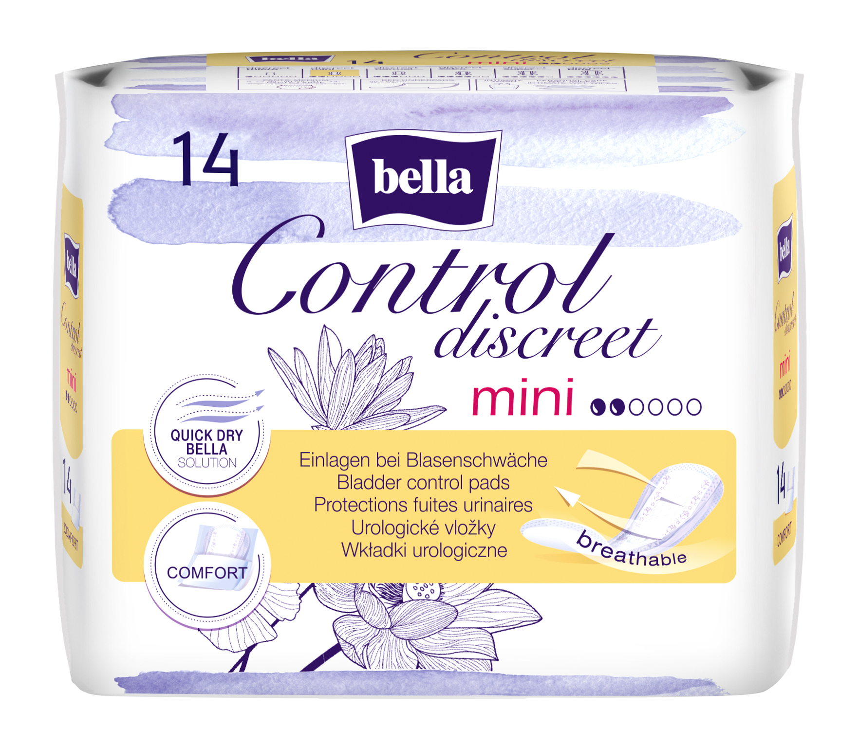 Bella Control Discreet Mini 14 ks