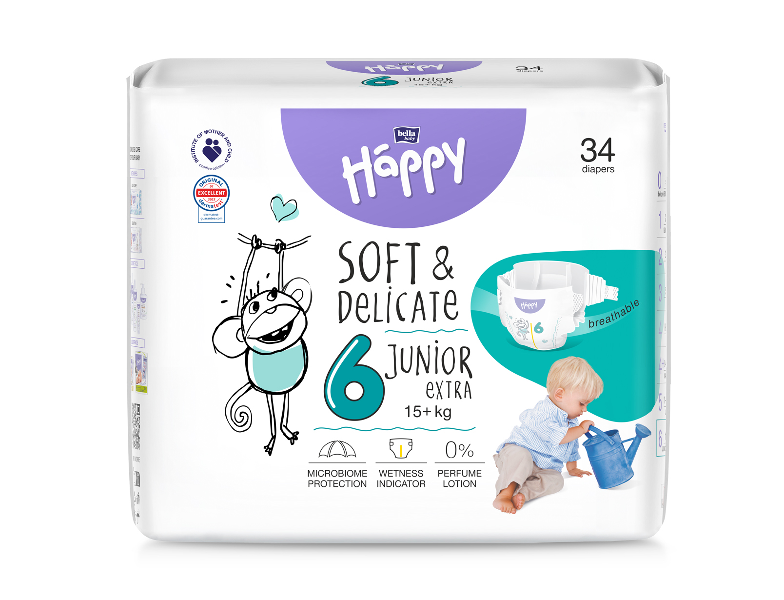 Bella HAPPY S&D vel. 6 Junior Extra 15 kg 34 ks