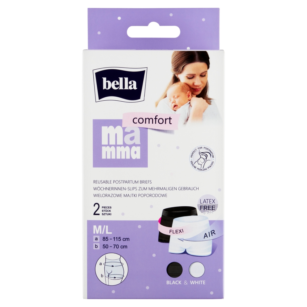 Levně Bella Mamma opakovaně použitelné poporodní kalhotky 2 ks