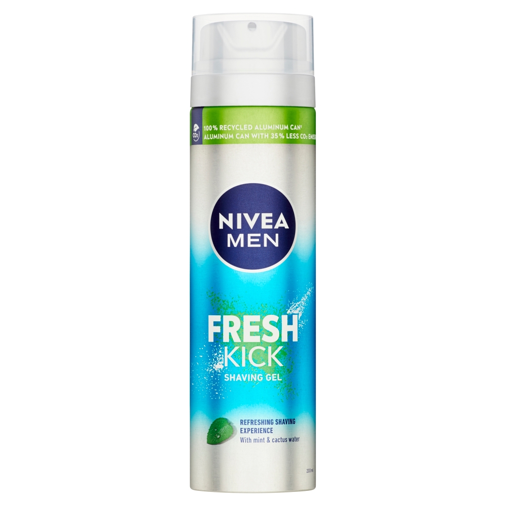 Levně Nivea Gel na holení 200ml Fresh Kick